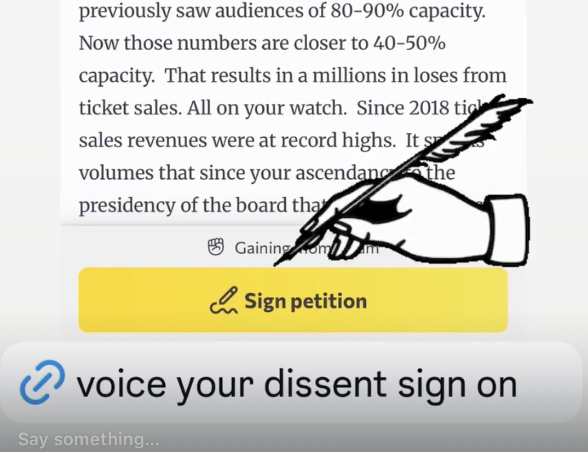 Demand Accountability from Kennedy Center Leadership